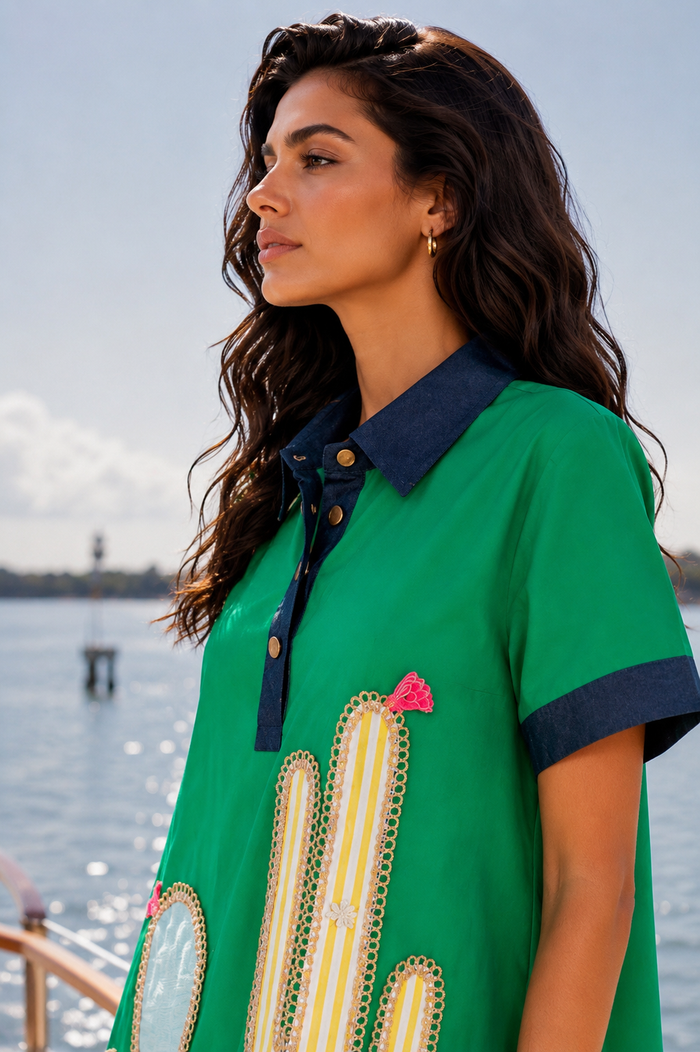 Panama Dress - Green