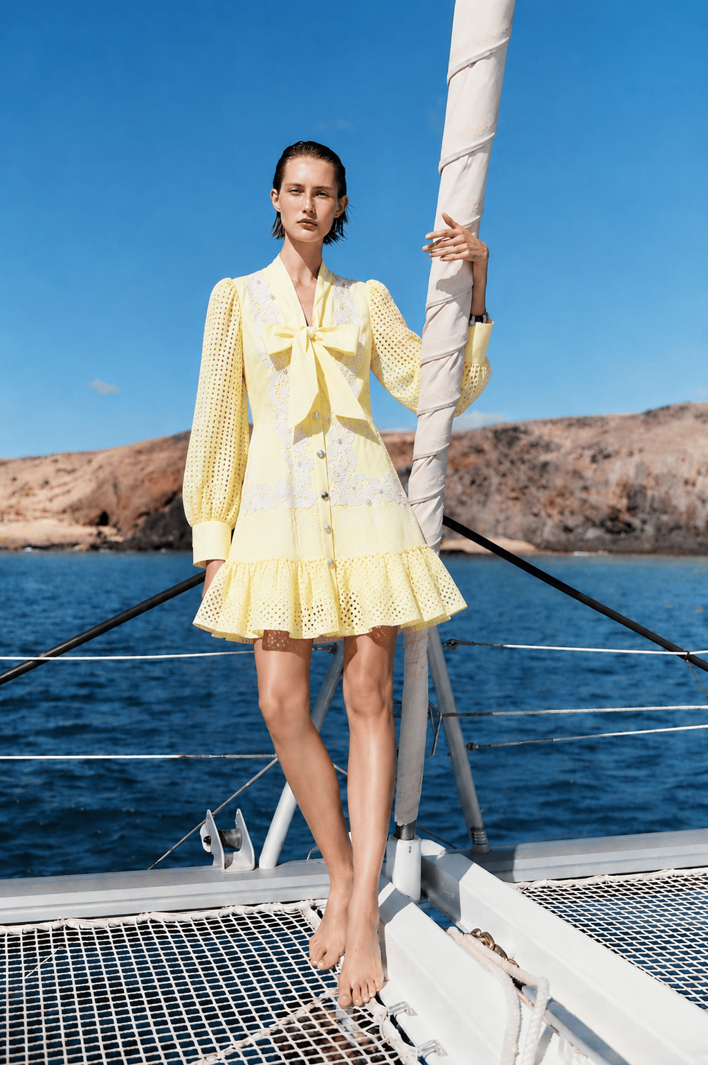 Nia Dress - Yellow