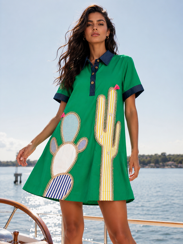 Panama Dress - Green